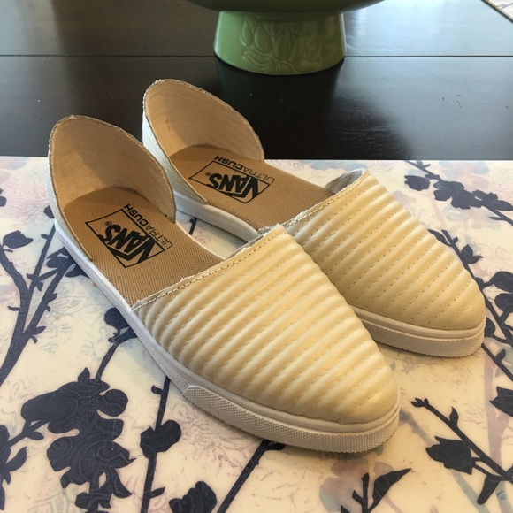 Vans Shoes - Vans Slip On Skimmer Moto Leather Birch Women’s